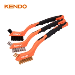 Bộ bàn chải mini 3 cái kích thước 175mm Kendo - 31101