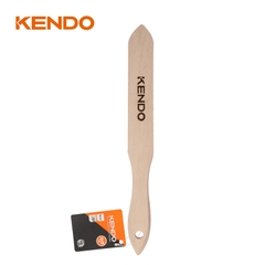 Bàn chải sắt sợi đồng thau tay cầm gỗ 5×15 hàng Kendo - 31505