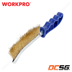 Bàn chải sắt bọc đồng thau Workpro WP253003