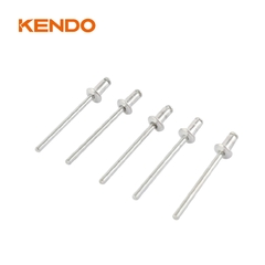 50pc round-head sealed Metal semi-hollow Rivets for leathers Kendo - 45614