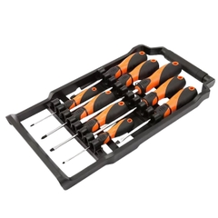 Bộ tua vít 9 cái với giá treo bằng nhựa - 20214 Kendo