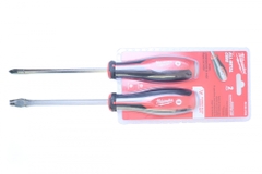 Bộ tua vít 2 mảnh có rãnh và đầu Phillips Milwaukee 48-22-2702