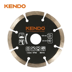 Đĩa cắt kim cương vành phân đoạn 105×20/16mm Kendo - 61111012