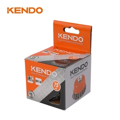 Chổi cước đánh rỉ sét 65mm sợi thép xoắn M14x2mm Kendo - 76000129