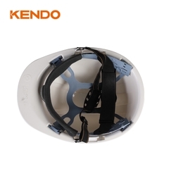 Mũ bảo hộ an toàn màu trắng bằng nhựa PE Kendo - 76011