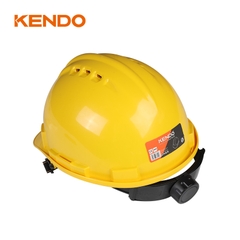 Mũ bảo hộ an toàn màu vàng bằng nhựa ABS Kendo - 76012