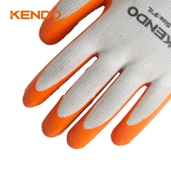 Găng tay bảo hộ tráng cao su size 9 inch (L) Kendo - 76126