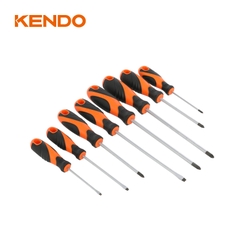Bộ tua vít 8 cái (đầu PH, PZ và dẹp) Kendo - 85115