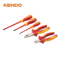 Bộ kìm và tua vít cách điện 1000V 5 chi tiết Kendo - 85136