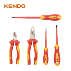Bộ kìm và tua vít cách điện 1000V 5 chi tiết Kendo - 85136