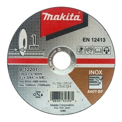 Đá cắt mỏng cho Inox 100x1.0x16mm Makita B-12201