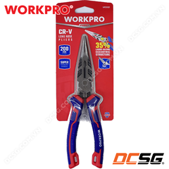 Kìm nhọn mũi dài đoàn bẩy trợ lực bằng thép CR-V cao cấp WORKPRO