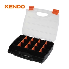Hộp nhựa đựng đồ nghề 17 ngăn kích thước 32.9 x 25.5 x 6 cm Kendo - 90224