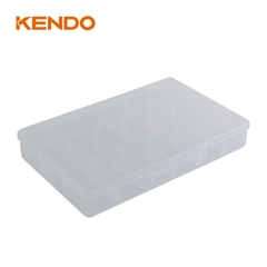 Hộp nhựa đựng vít 18 ngăn có thể tháo rời được kích thước 31 x 20 x 4.5 cm Kendo - 90225