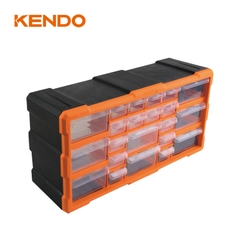 Tủ nhựa đựng linh kiện 22 ngăn kích thước 49.5 x 16 x 25.5 cm Kendo - 90247