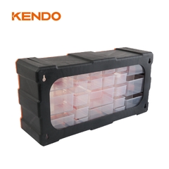 Tủ nhựa đựng linh kiện 22 ngăn kích thước 49.5 x 16 x 25.5 cm Kendo - 90247