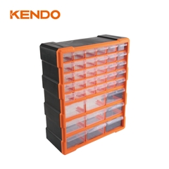 Tủ nhựa đựng linh kiện 39 ngăn kích thước 47.5 x 38 x 16 cm Kendo - 90248