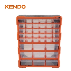 Tủ nhựa đựng linh kiện 39 ngăn kích thước 47.5 x 38 x 16 cm Kendo - 90248