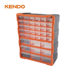 Tủ nhựa đựng linh kiện 39 ngăn kích thước 47.5 x 38 x 16 cm Kendo - 90248