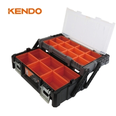 Hộp nhựa đựng dụng cụ nhiều ngăn kích thước 46 × 24 × 14.5cm Kendo - 90271