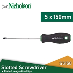 Tuốt nó vít dẹp có từ 5.0x150mm Nicholson S5150
