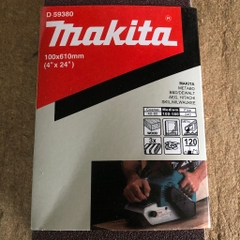 Nhám băng 100x610mm, cỡ hạt 120 Makita D-59380 (3 Cái/bộ)
