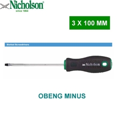 Tuốt nó vít dẹp có từ 3.0x100mm Nicholson S3100