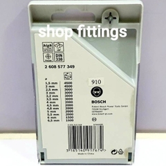 Bộ 13 mũi khoan kim loại 1.5-6.5mm HSS PointTeQ Bosch 2608577349