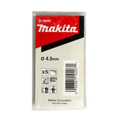 Mũi khoan kim loại HSS-TIN 4.5x80mm Makita D-16689 (5PCS)