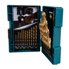 Bộ mũi khoan HSS-Tin (1.5-10mm) B-67795 Makita