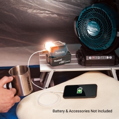 Đèn led dùng pin 14.4V-18V/ USB Makita DML817