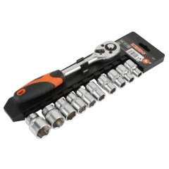 Bộ đầu tuýp 12 cạnh và cần siết 1/2 inch 11 chi tiết Kendo - 16207
