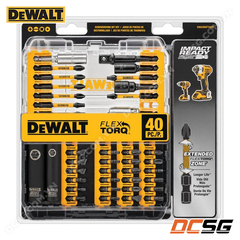 Bộ mũi vít 40 chi tiết DeWALT DWA2T40IR