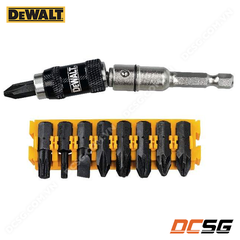 Bộ mũi vít đầu xoắn 10 chi tiết DeWALT DT70518T-QZ