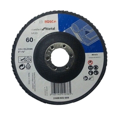 Đĩa nhám xếp Alox P60x100mm Bosch 2608601676