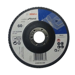 Đĩa nhám xếp Alox P60x125mm Bosch 2608601689