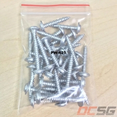Ốc vít bắt tường, bê tông 4.0x25mm đầu dù, không tắc kê (37 cái) Unika PW-425-SDN