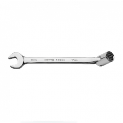 Cờ lê một đầu tuýp lắc léo 17mm Sata 47605