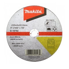 Đá cắt mỏng cho Inox/thép WA36REEL 230X2X22.2mm Makita D-18792