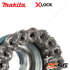 Chổi kim loại dạng xoắn 80mm (thép) Xlock Makita D-73374