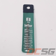 Mũi khoan Inox 3.3x65mm Heller HSS Co 212274