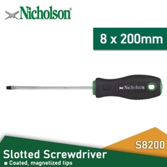 Tuốt nó vít dẹp có từ 8.0x200mm Nicholson S8200