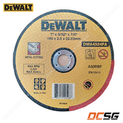 Đá cắt sắt 180mm DeWALT DWA4524FA