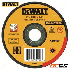 Đá cắt sắt DeWALT DWA4520FA (100 x  2.5mm)