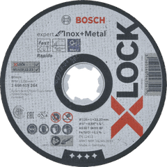 Đá cắt X-LOCK Expert for Inox and Metal Bosch 2608619264