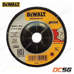 Đá mài kim loại DeWALT DWA4500IA-B1 100x6x16mm