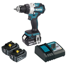 Máy khoan và vặn vít dùng pin 18V Makita DDF489RTJ
