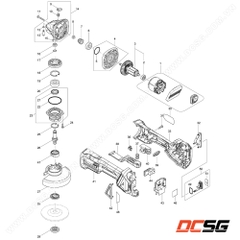 Phụ tùng thay thế chính hãng Makita DGA418