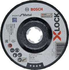 Đĩa mài X-LOCK Expert for Metal Bosch 2608619259