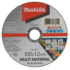Đá cắt mỏng đa năng 100x1.2x16mm Makita E-10702